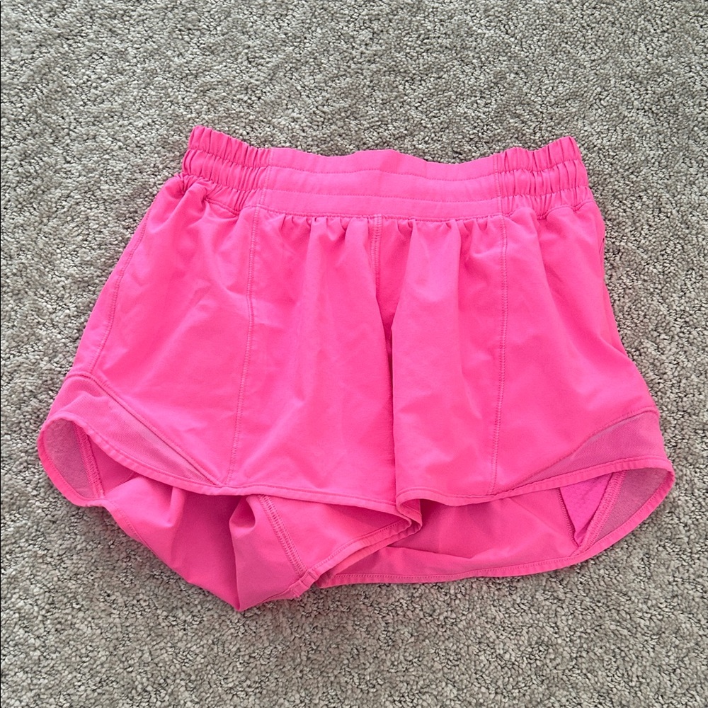 lululemon athletica Bright Pink Athletic Shorts